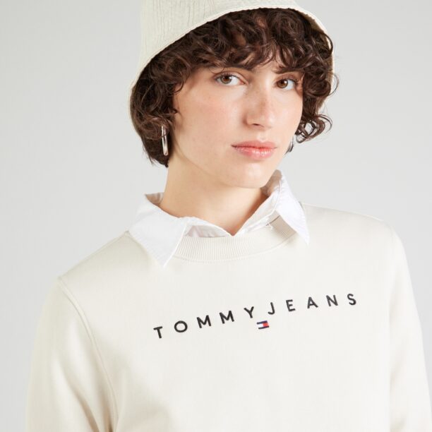 Cumpăra Tommy Jeans Bluză de molton  bej / bleumarin / roșu