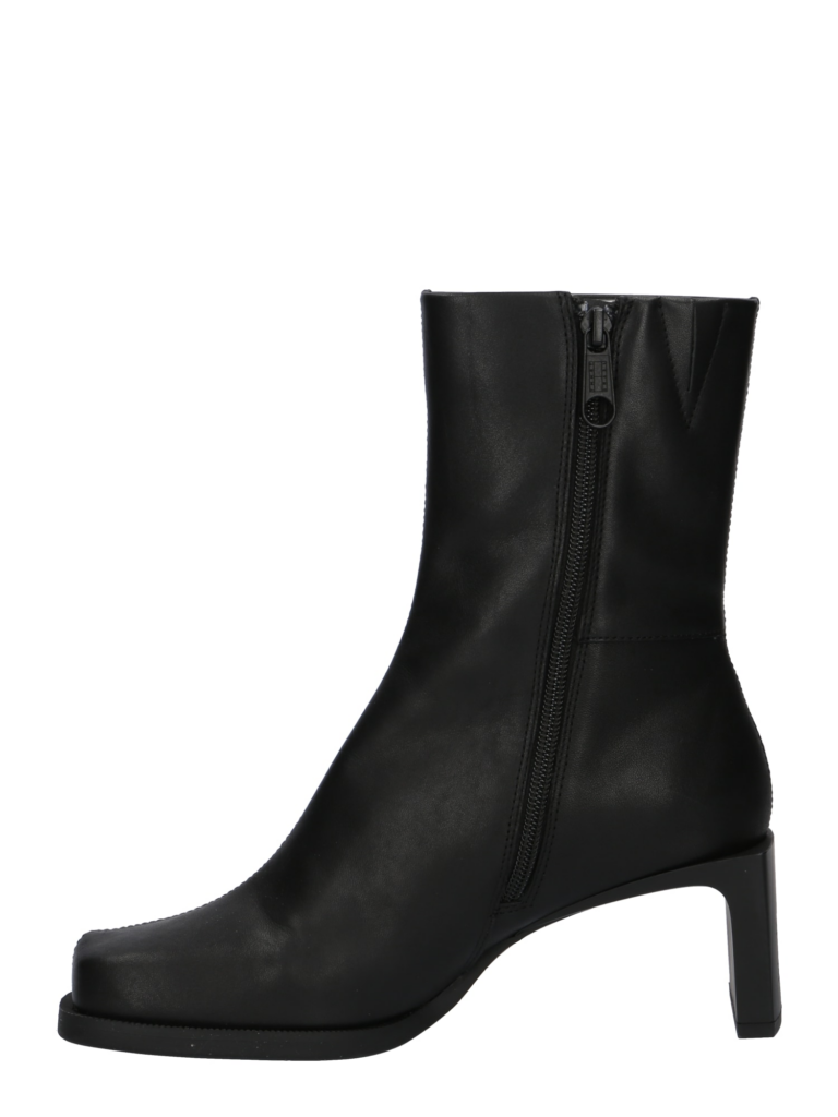 Tommy Jeans Botine  negru / argintiu