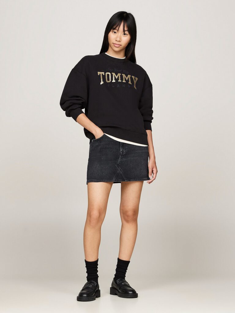 Tommy Jeans Fustă 'Izzie'  negru denim preţ