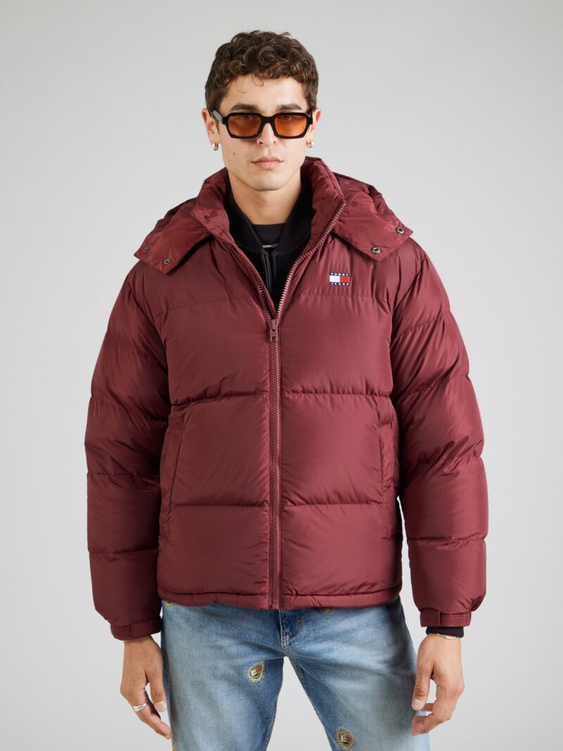 Tommy Jeans Geacă de iarnă 'ALASKA'  roșu burgundy