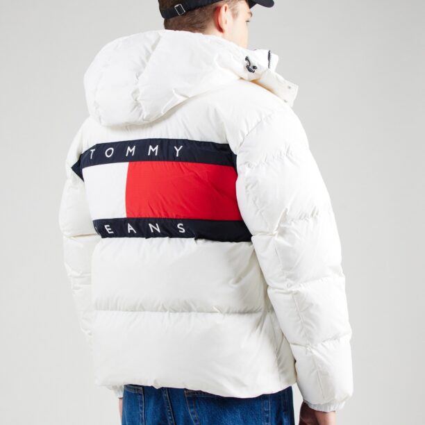 Tommy Jeans Geacă de iarnă 'Alaska'  bleumarin / roșu / negru / alb preţ