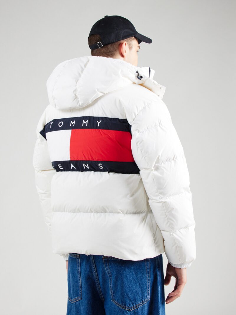 Tommy Jeans Geacă de iarnă 'Alaska'  bleumarin / roșu / negru / alb preţ