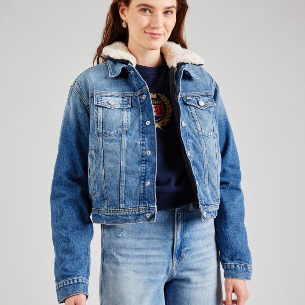 Tommy Jeans Geacă de primăvară-toamnă 'IZZIE'  bleumarin / albastru denim preţ