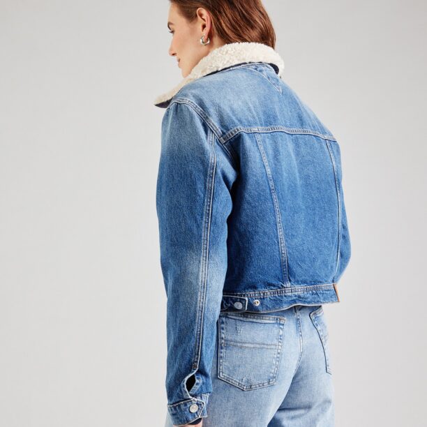 Cumpăra Tommy Jeans Geacă de primăvară-toamnă 'IZZIE'  bleumarin / albastru denim