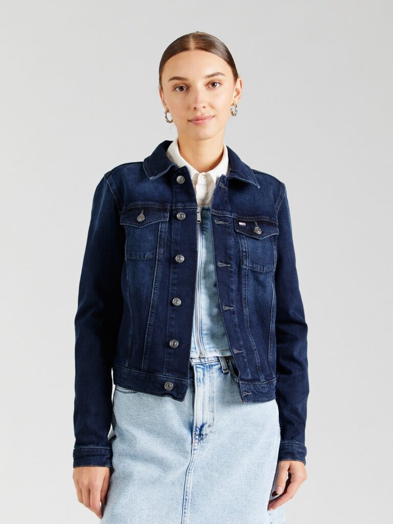 Tommy Jeans Geacă de primăvară-toamnă 'VIVIANNE'  albastru denim