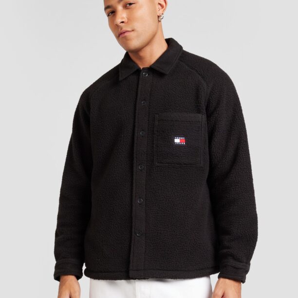 Tommy Jeans Geacă de primăvară-toamnă  negru