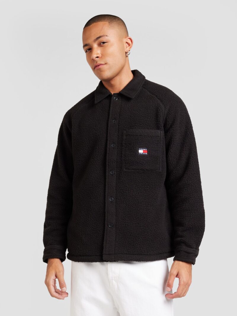 Tommy Jeans Geacă de primăvară-toamnă  negru