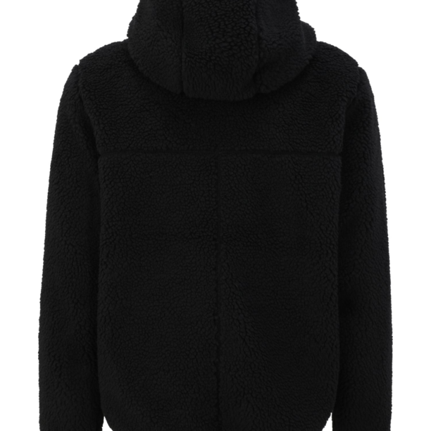 Tommy Jeans Jachetă  fleece  negru / alb