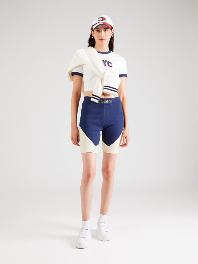 Cumpăra Tommy Jeans Leggings 'GAME DAY'  fildeş / bleumarin