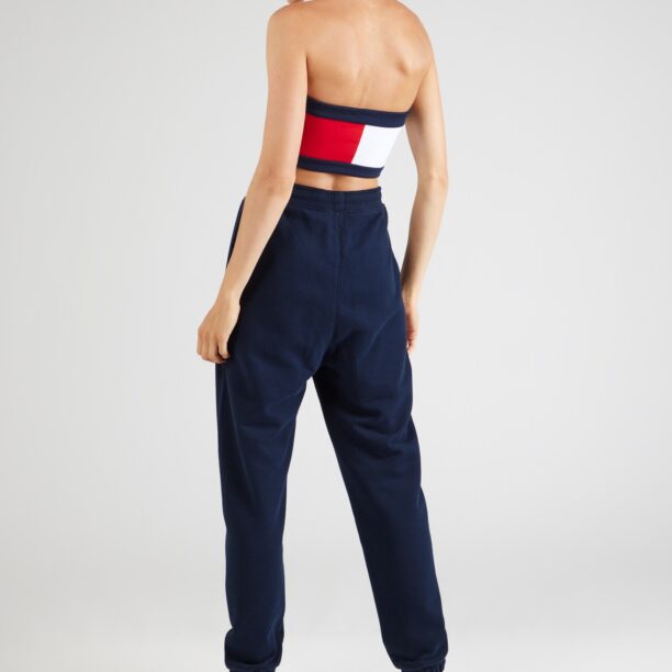 Tommy Jeans Pantaloni  bleumarin / alb preţ