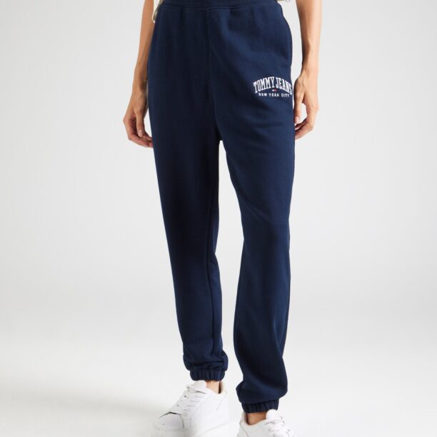 Tommy Jeans Pantaloni  bleumarin / alb