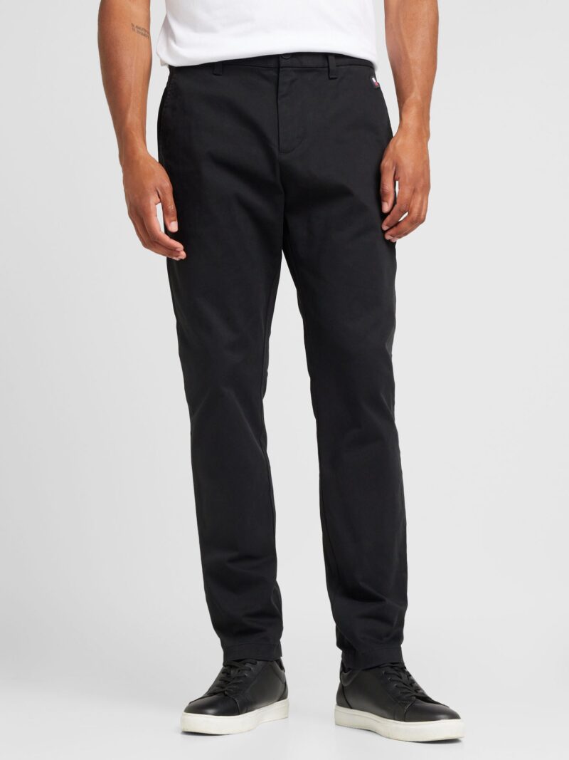 Tommy Jeans Pantaloni eleganți 'AUSTIN'  bleumarin / sângeriu / negru / alb preţ