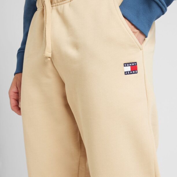 Tommy Jeans Pantaloni  nisipiu / bleumarin / roșu / alb