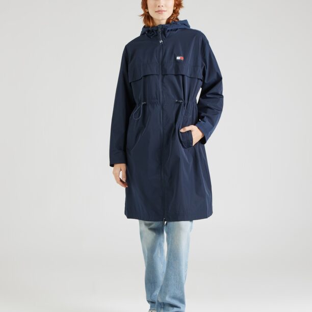 Tommy Jeans Parka de primăvară-toamnă 'CHICAGO'  bleumarin / roșu / alb