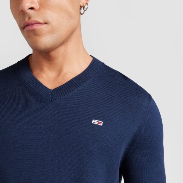 Cumpăra Tommy Jeans Pulover 'ESSENTIAL'  albastru închis / roșu / alb