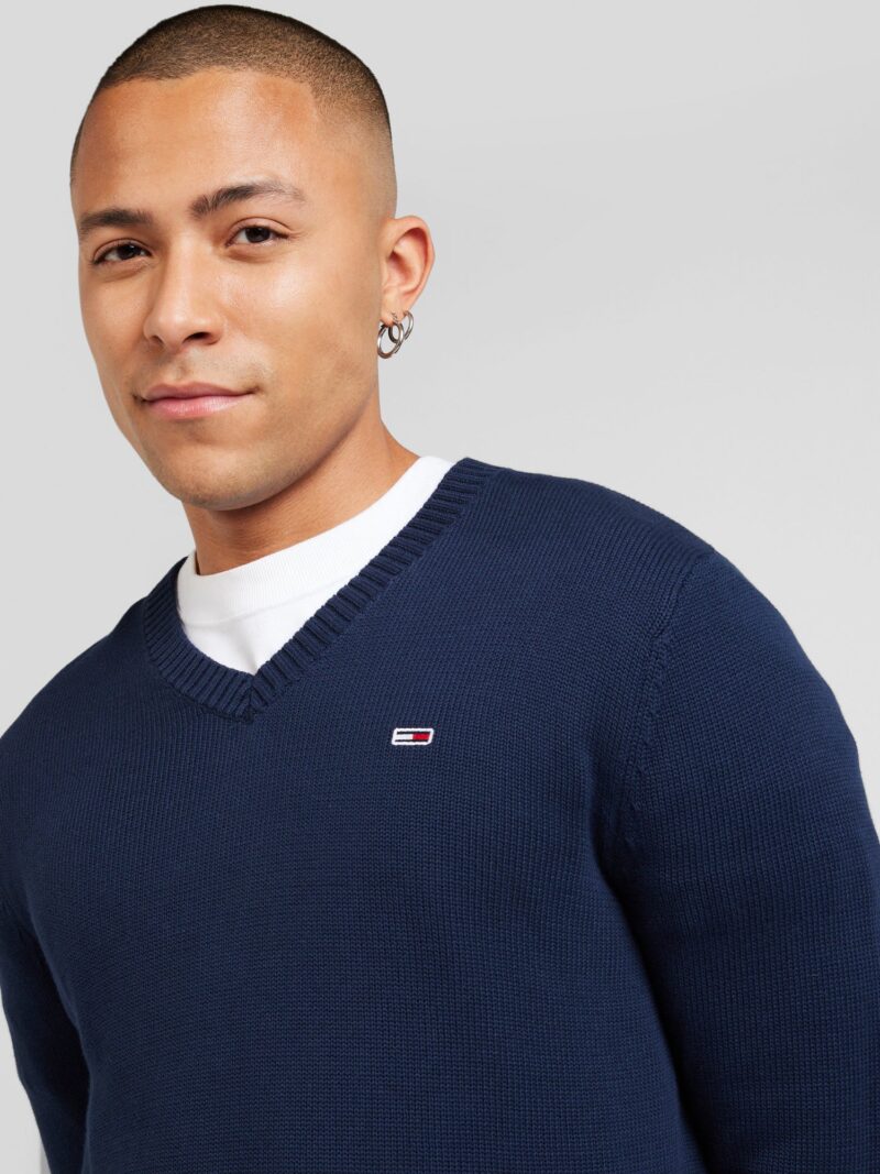 Tommy Jeans Pulover 'ESSENTIAL'  albastru marin preţ