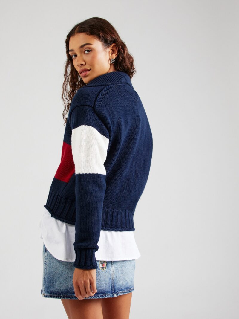 Tommy Jeans Pulover  albastru / roșu / alb preţ