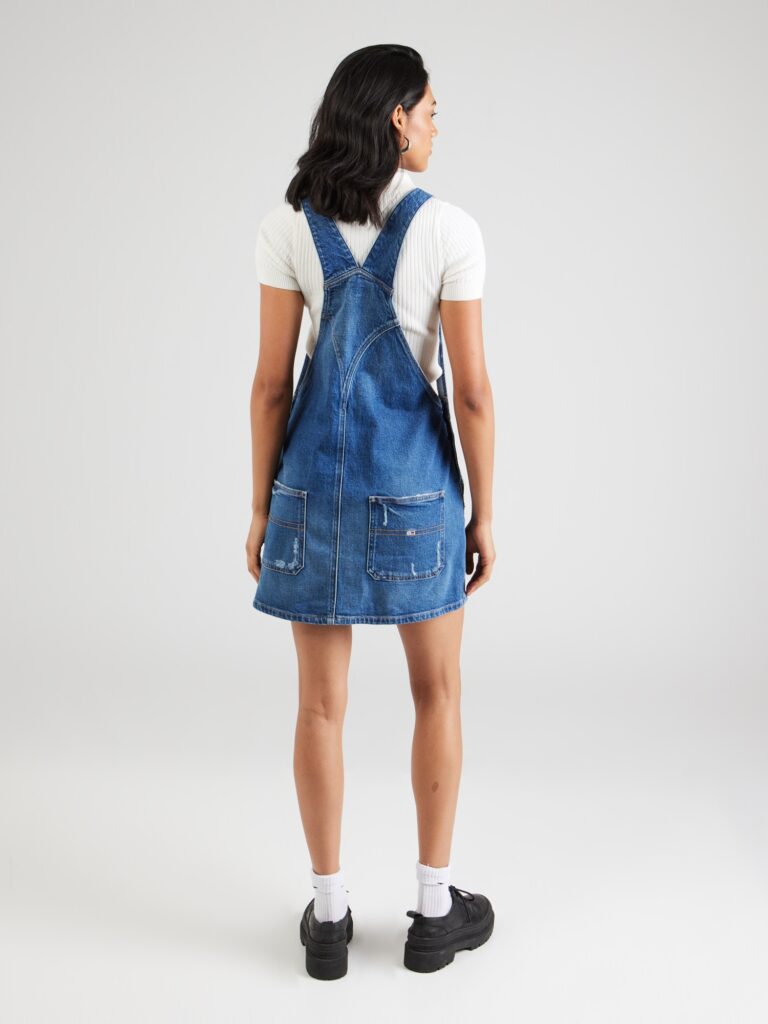 Tommy Jeans Rochie 'DUNGAREE'  albastru denim preţ