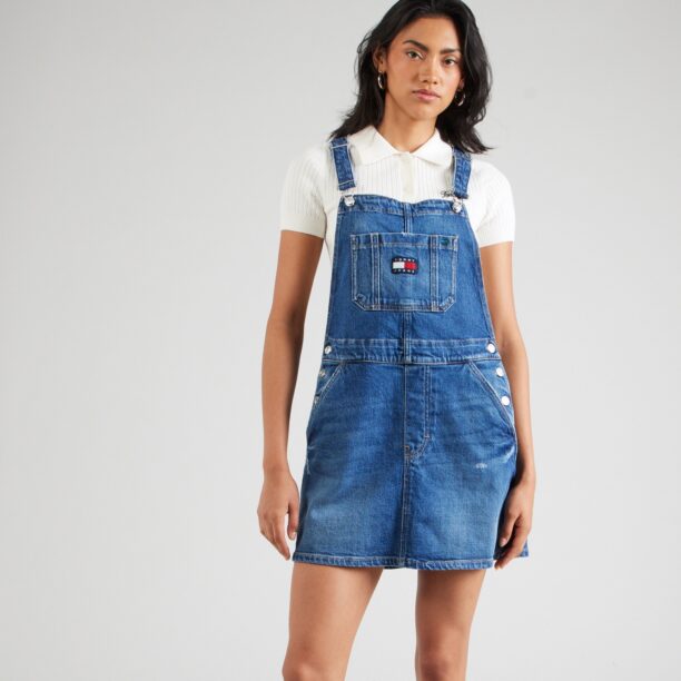 Tommy Jeans Rochie 'DUNGAREE'  albastru denim