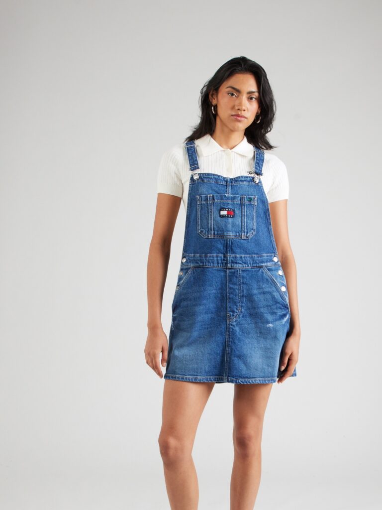 Tommy Jeans Rochie 'DUNGAREE'  albastru denim