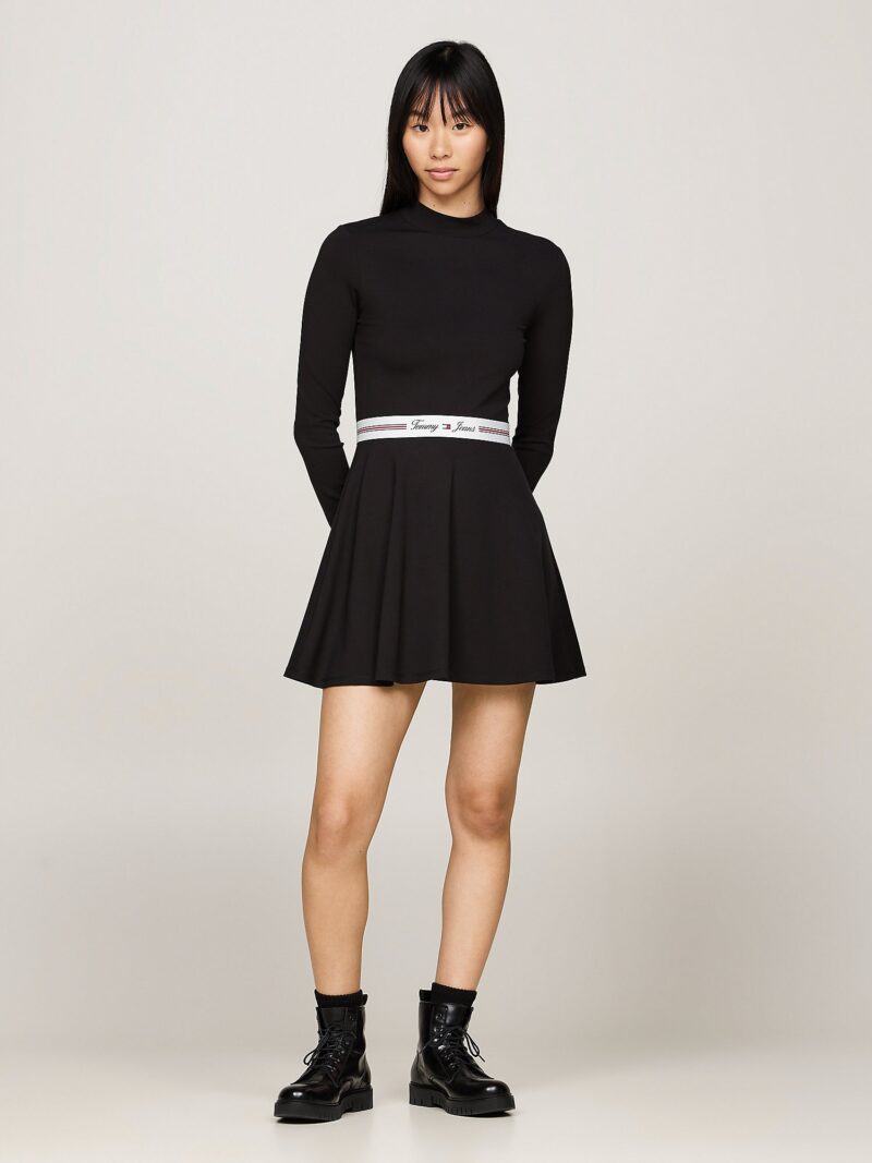 Tommy Jeans Rochie  roșu / negru / alb