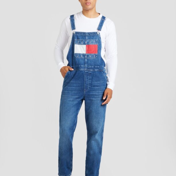 Tommy Jeans Salopetă 'Ryan'  albastru denim / roșu / alb preţ