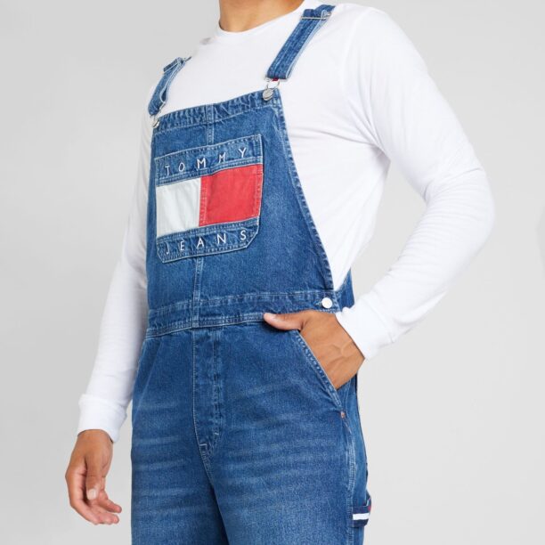 Cumpăra Tommy Jeans Salopetă 'Ryan'  albastru denim / roșu / alb