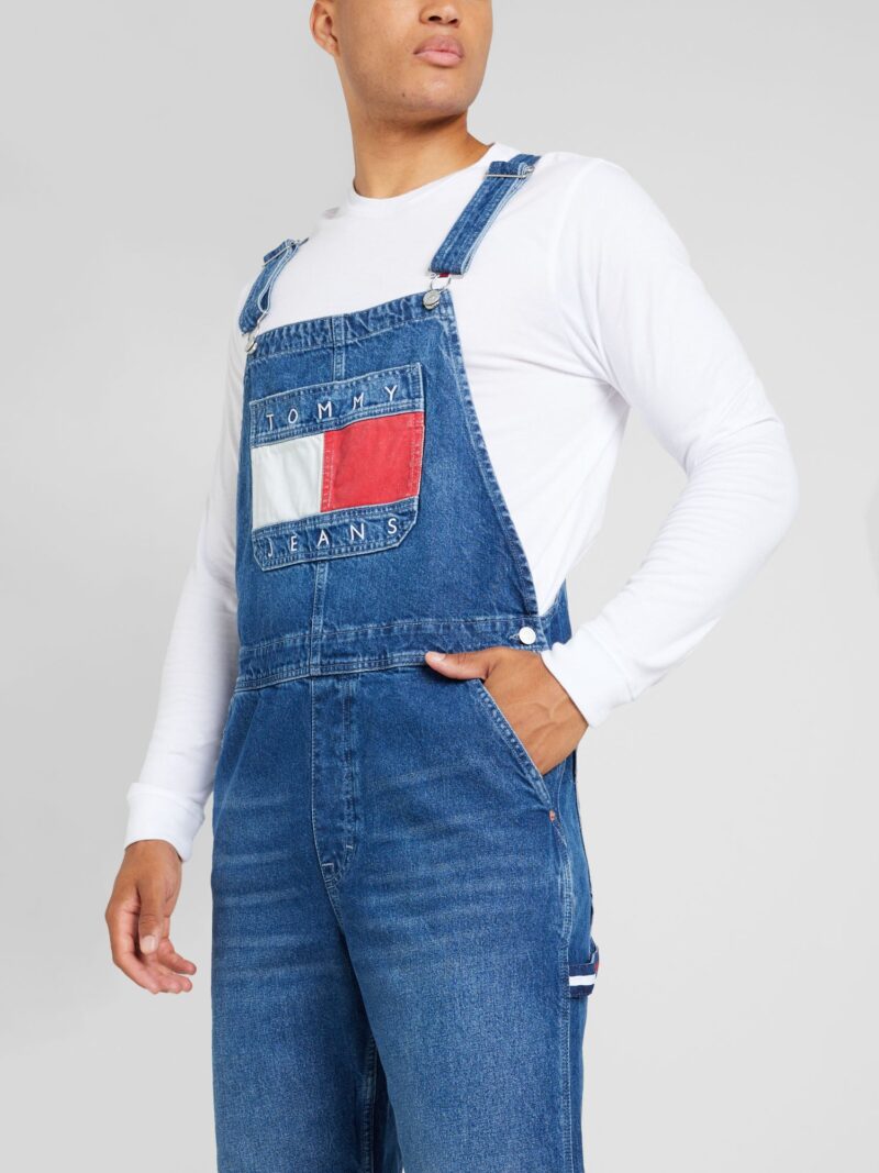 Cumpăra Tommy Jeans Salopetă 'Ryan'  albastru denim / roșu / alb