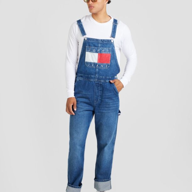 Preţ Tommy Jeans Salopetă 'Ryan'  albastru denim / roșu / alb