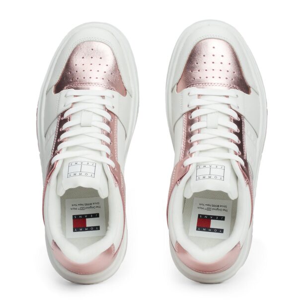 Tommy Jeans Sneaker low 'The Brooklyn '  auriu - roz / alb preţ