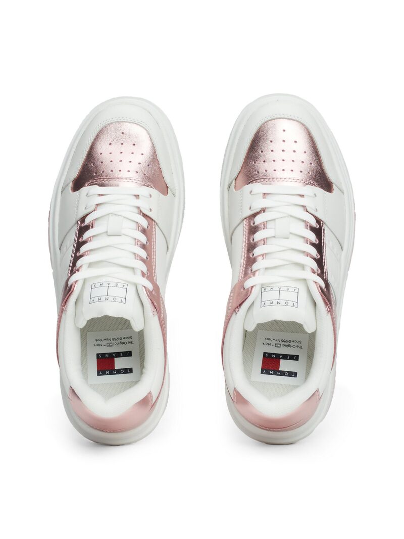 Tommy Jeans Sneaker low 'The Brooklyn '  auriu - roz / alb preţ