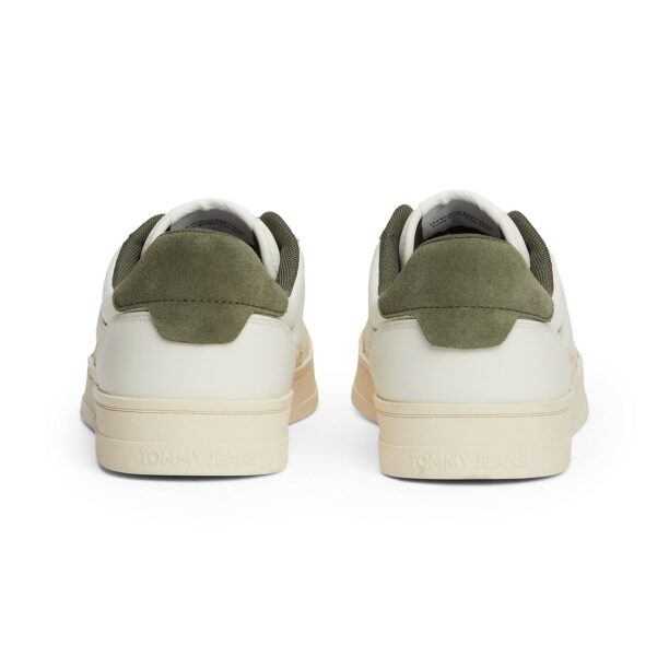 Cumpăra Tommy Jeans Sneaker low 'The Greenwich'  crem / oliv / portocaliu pastel / roșu