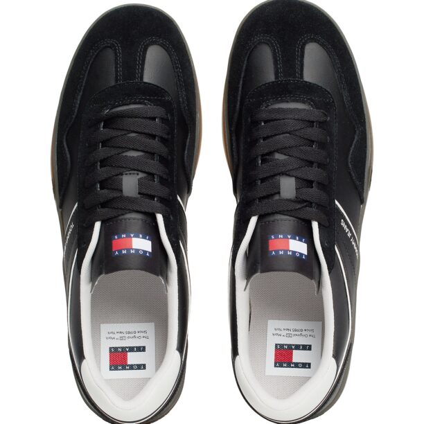 Tommy Jeans Sneaker low 'The Greenwich'  negru / alb preţ