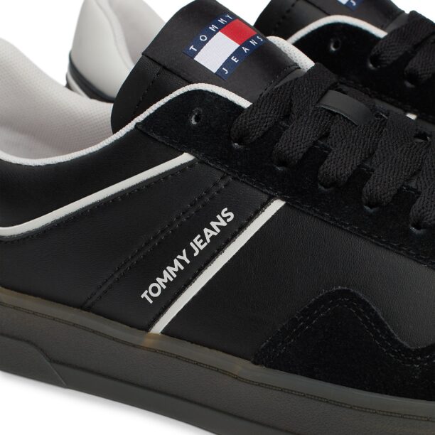 Original Tommy Jeans Sneaker low 'The Greenwich'  negru / alb