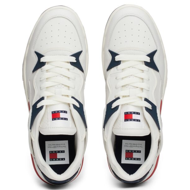 Tommy Jeans Sneaker low  albastru marin / roșu carmin / alb preţ