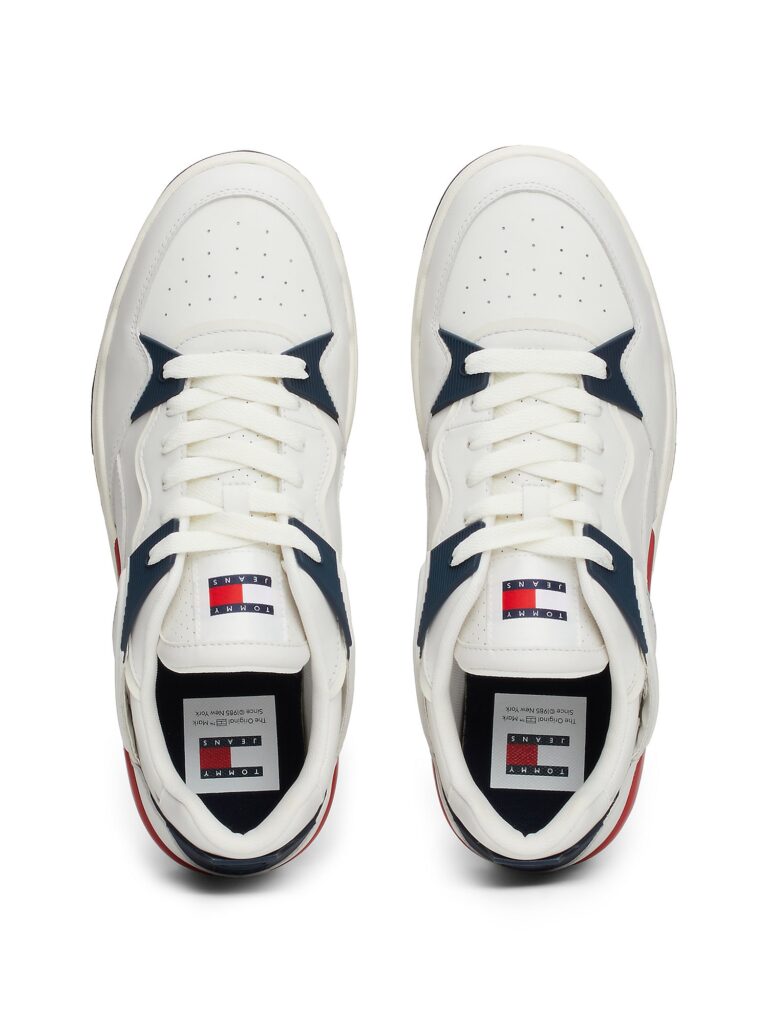 Tommy Jeans Sneaker low  albastru marin / roșu carmin / alb preţ