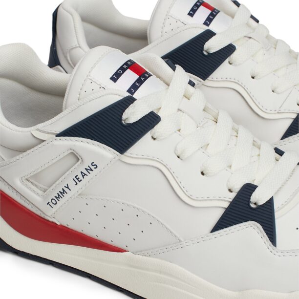 Original Tommy Jeans Sneaker low  albastru marin / roșu carmin / alb