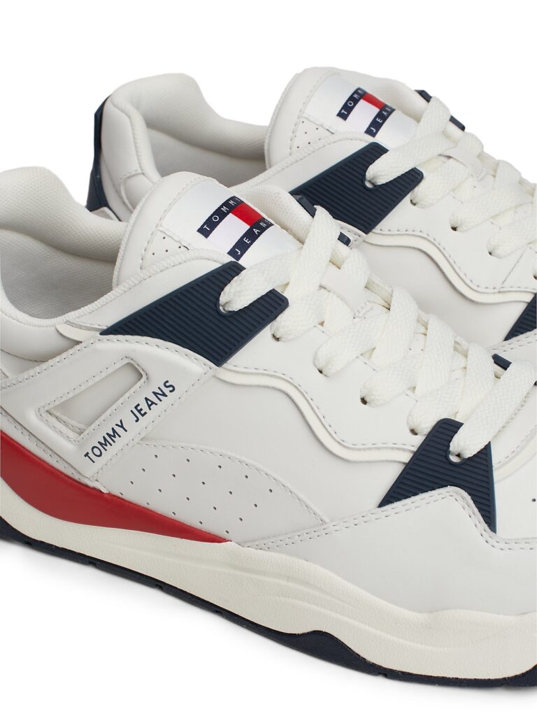 Original Tommy Jeans Sneaker low  albastru marin / roșu carmin / alb