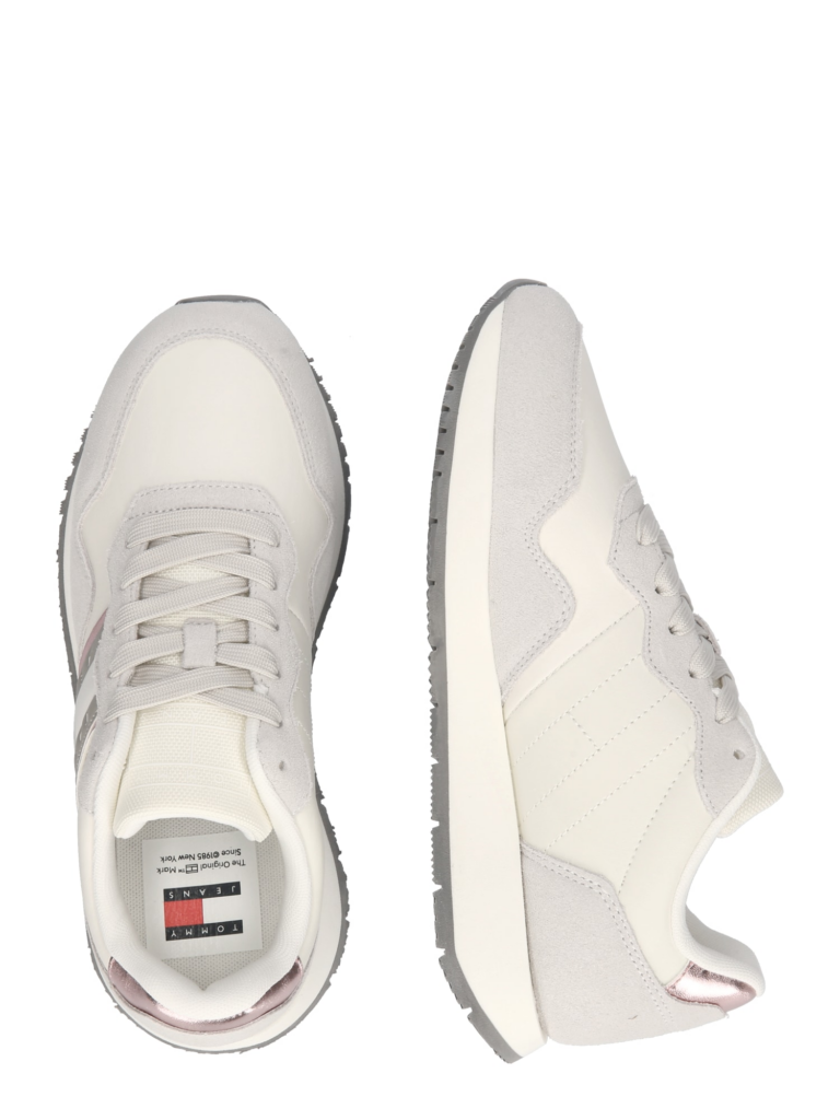 Tommy Jeans Sneaker low  fildeş / auriu - roz / gri deschis