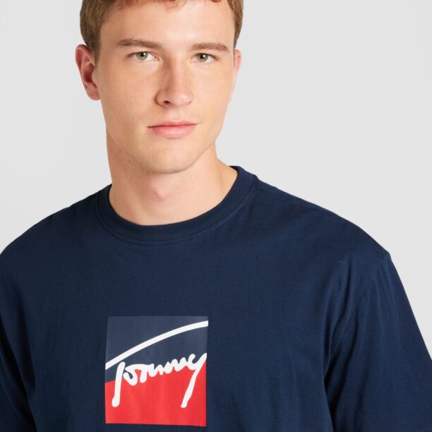 Cumpăra Tommy Jeans Tricou 'DNA'  albastru marin / roșu / alb