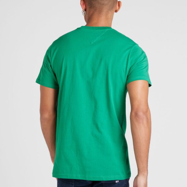 Tommy Jeans Tricou 'ESSENTIAL'  bleumarin / verde / roșu / alb