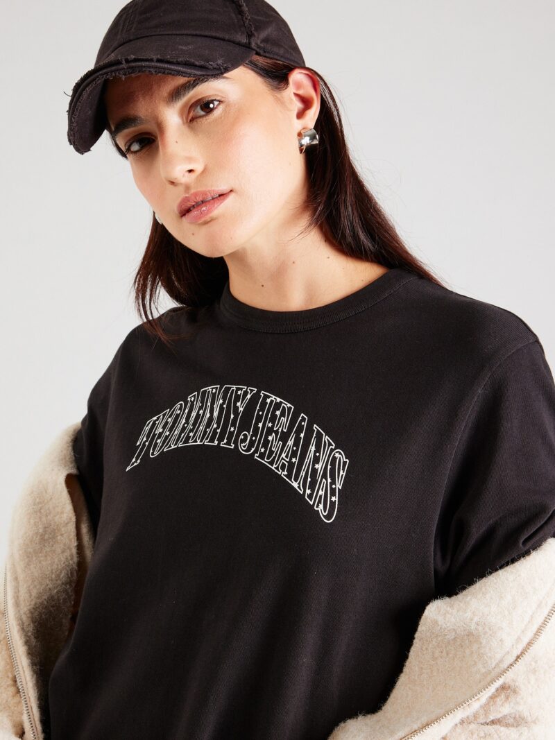 Preţ Tommy Jeans Tricou 'STARDUST'  negru / alb