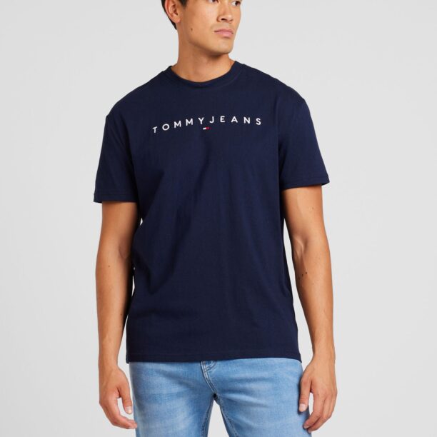 Tommy Jeans Tricou  albastru închis / alb preţ