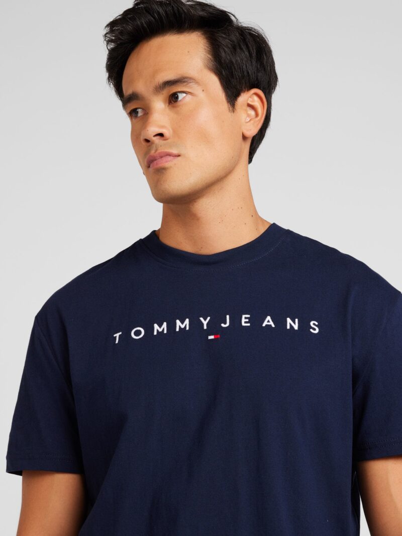 Preţ Tommy Jeans Tricou  albastru închis / alb