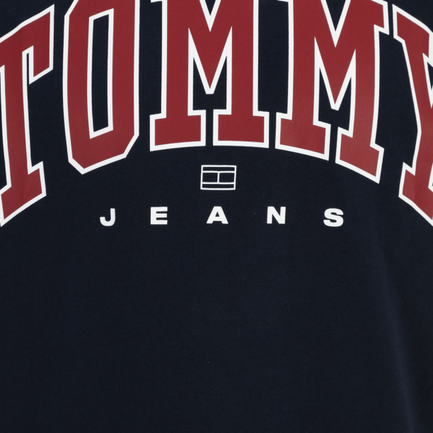 Tommy Jeans Tricou  albastru marin / roșu bordeaux / alb preţ