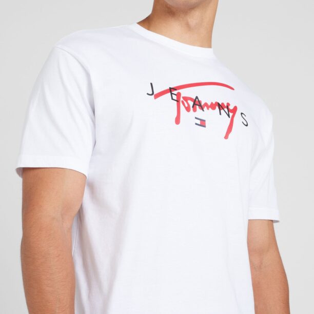 Tommy Jeans Tricou  albastru marin / roșu / negru / alb preţ