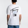 Tommy Jeans Tricou  azur / gri metalic / alb