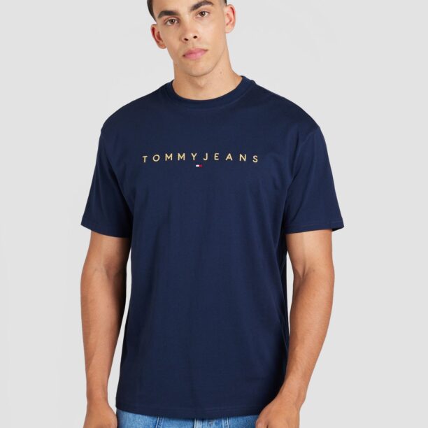 Tommy Jeans Tricou  bleumarin / galben auriu preţ