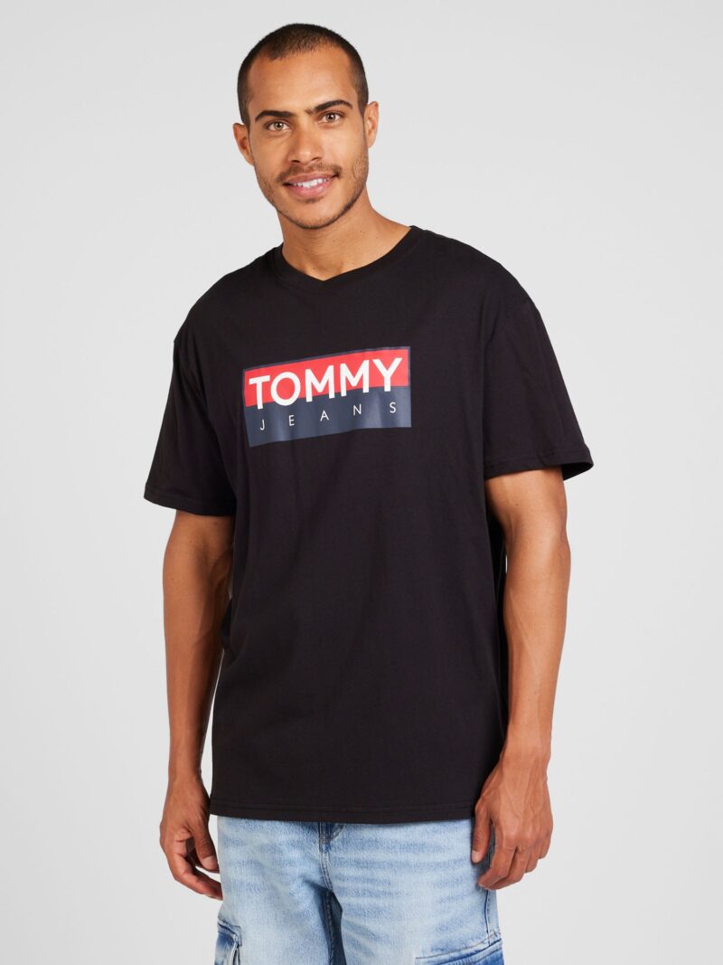 Tommy Jeans Tricou  bleumarin / roșu / negru / alb murdar preţ