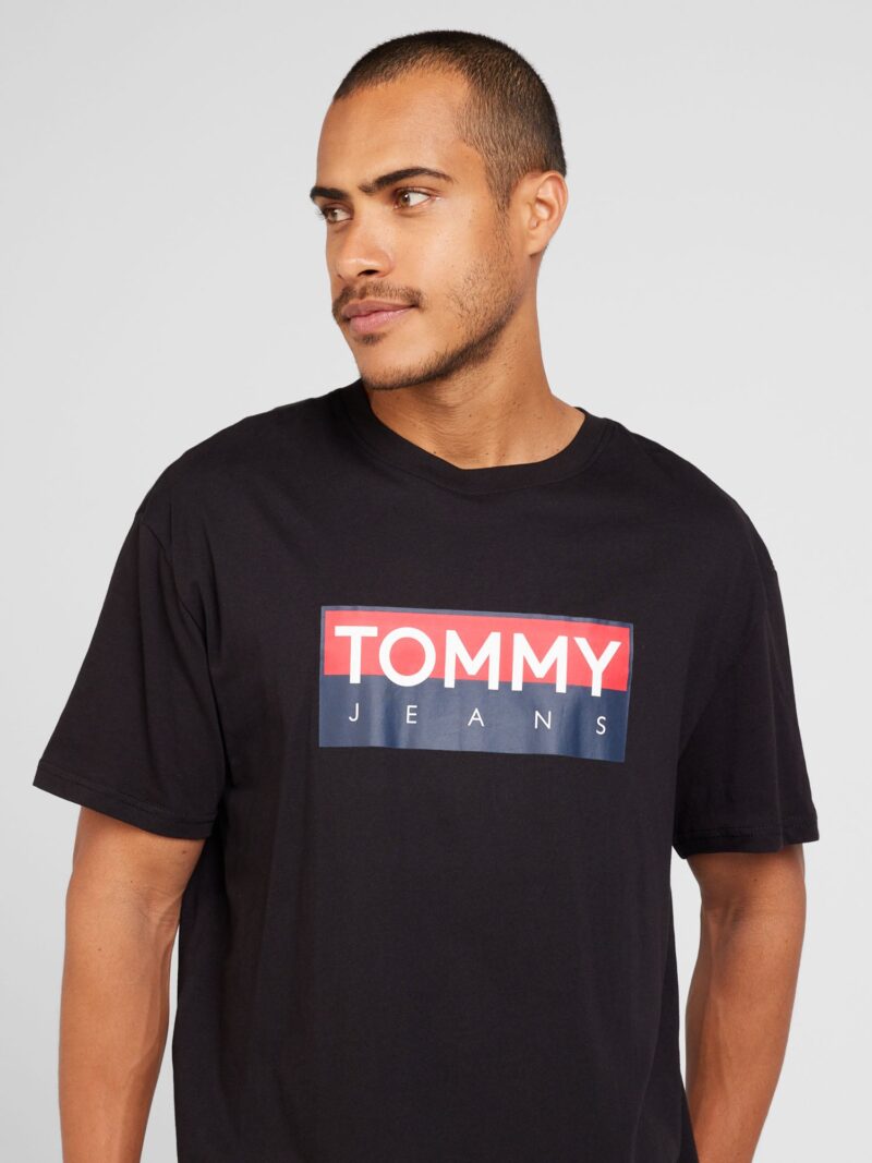 Preţ Tommy Jeans Tricou  bleumarin / roșu / negru / alb murdar